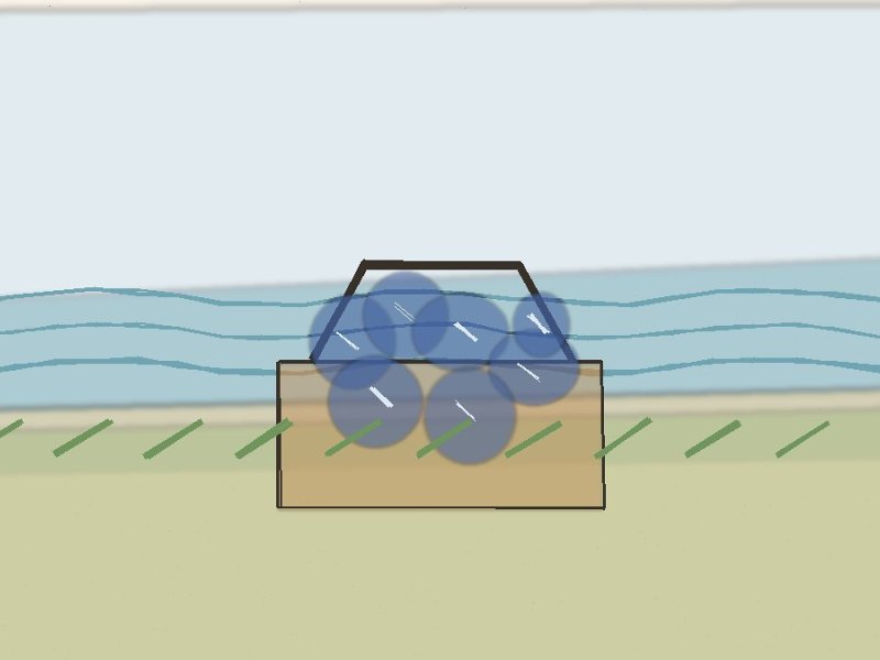 New England watercolor illustration for Blueberry Picking at Foley Farm