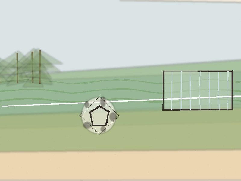 New England watercolor illustration for Soccer Game